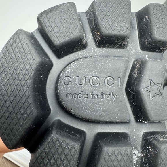 Gucci Black Horsebit Rubber Rain Boots – Size 8 Ankle Booties - Picture 5 of 9